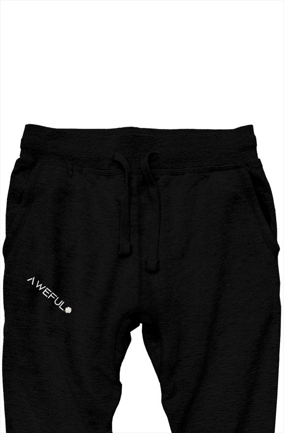 Aweful Premium Black Joggers