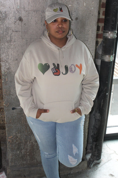 Love, Peace, Joy Hoodie-Track Edition