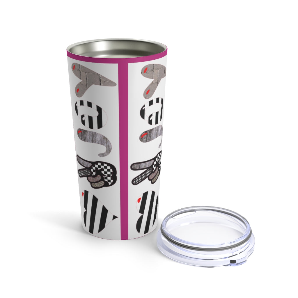 Love, Peace, Joy 20 oz. Tumbler