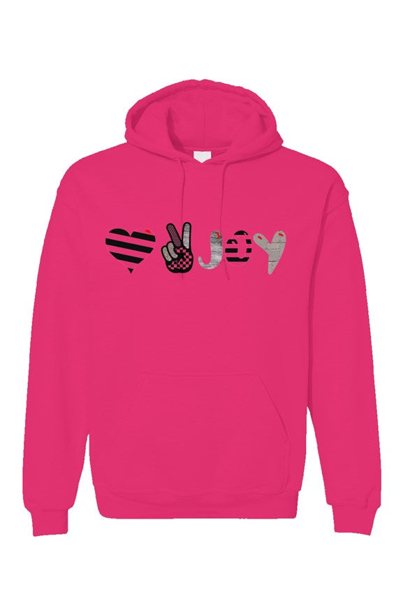 Love, Peace, Joy Hoodie-Ladies Edition
