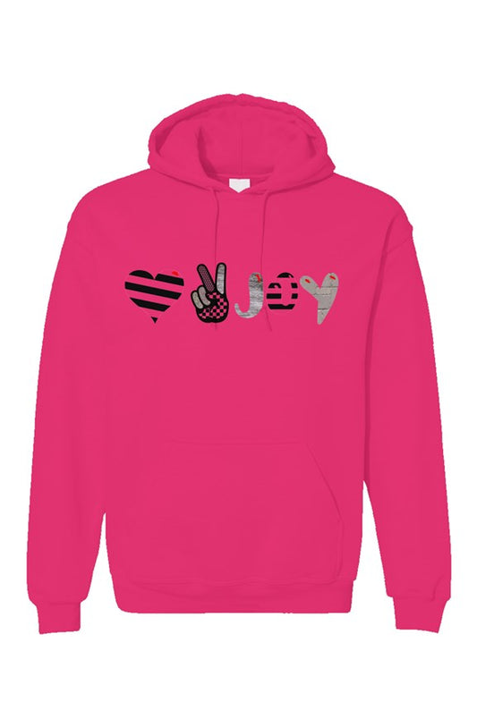 Love, Peace, Joy Hoodie-Ladies Edition