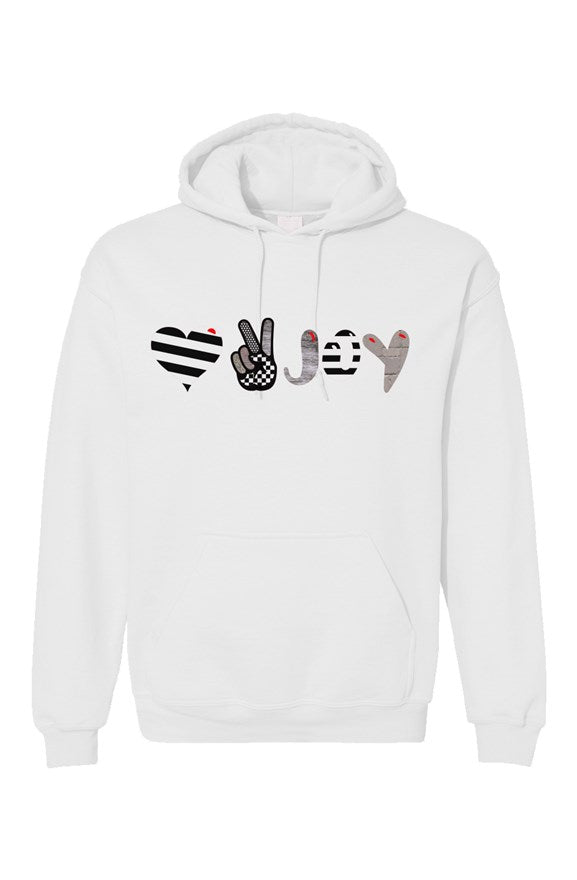 Love, Peace, Joy Hoodie-Ladies Edition