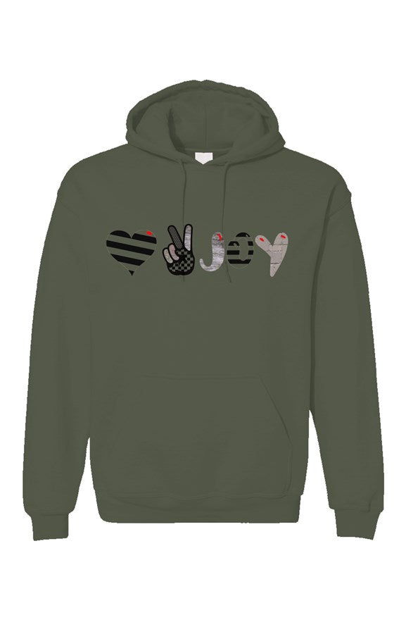 Love, Peace, Joy Hoodie-Ladies Edition