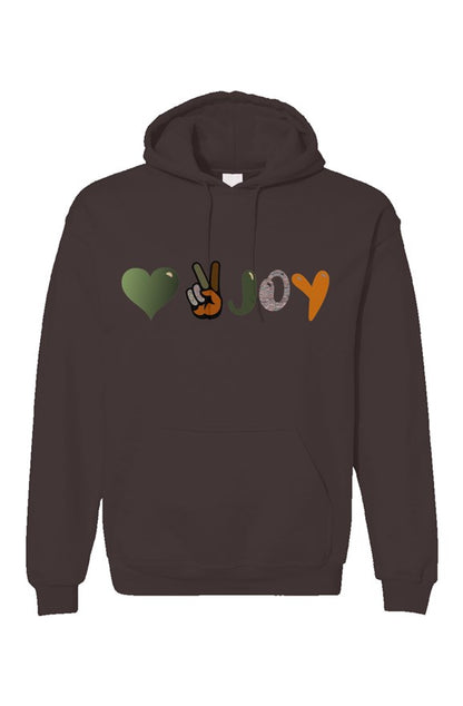 Love, Peace, Joy Hoodie-Fellas Edition