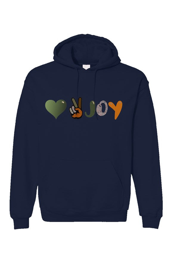Love, Peace, Joy Hoodie-Fellas Edition