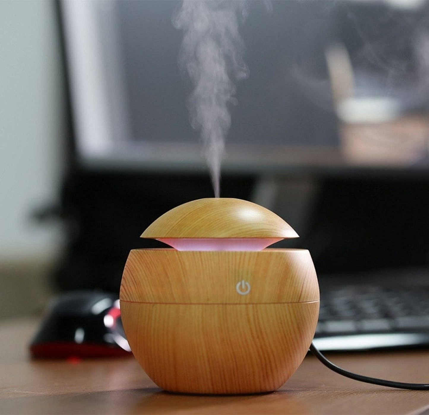 Ultrasonic|Aroma|Diffuser| with Color Changing LED