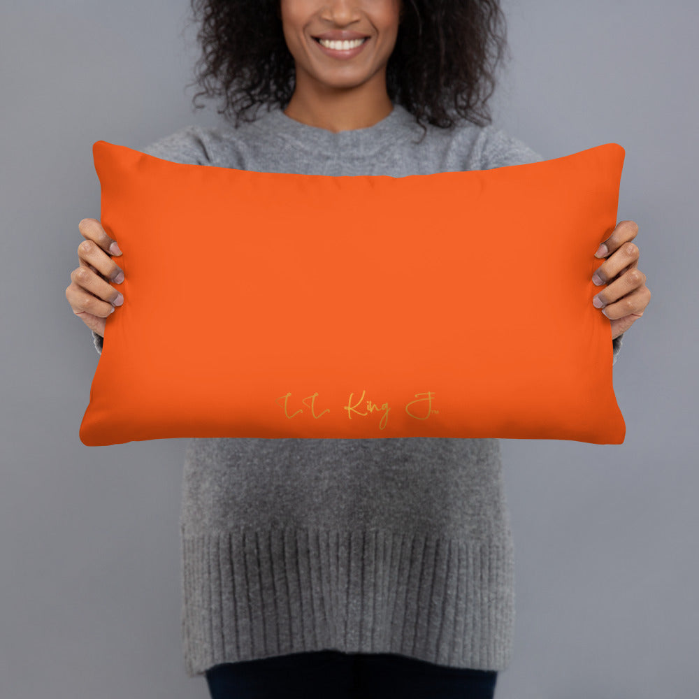 LLKJ Jules Throw Pillow-Orange Sherbet