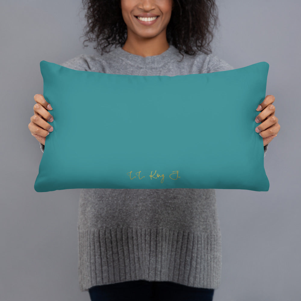 LLKJ Jules Throw Pillow-Turq