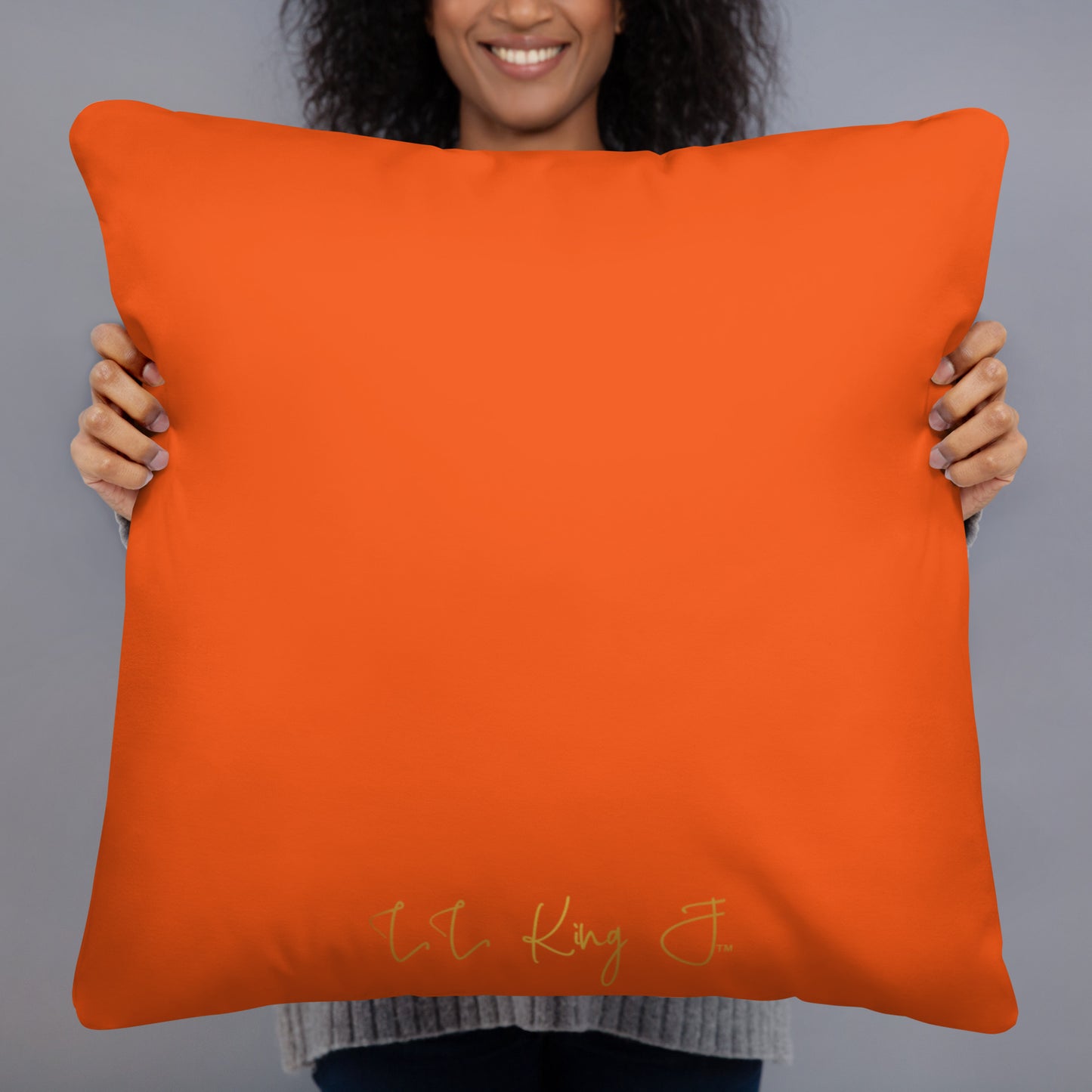 LLKJ Jules Throw Pillow-Orange Sherbet