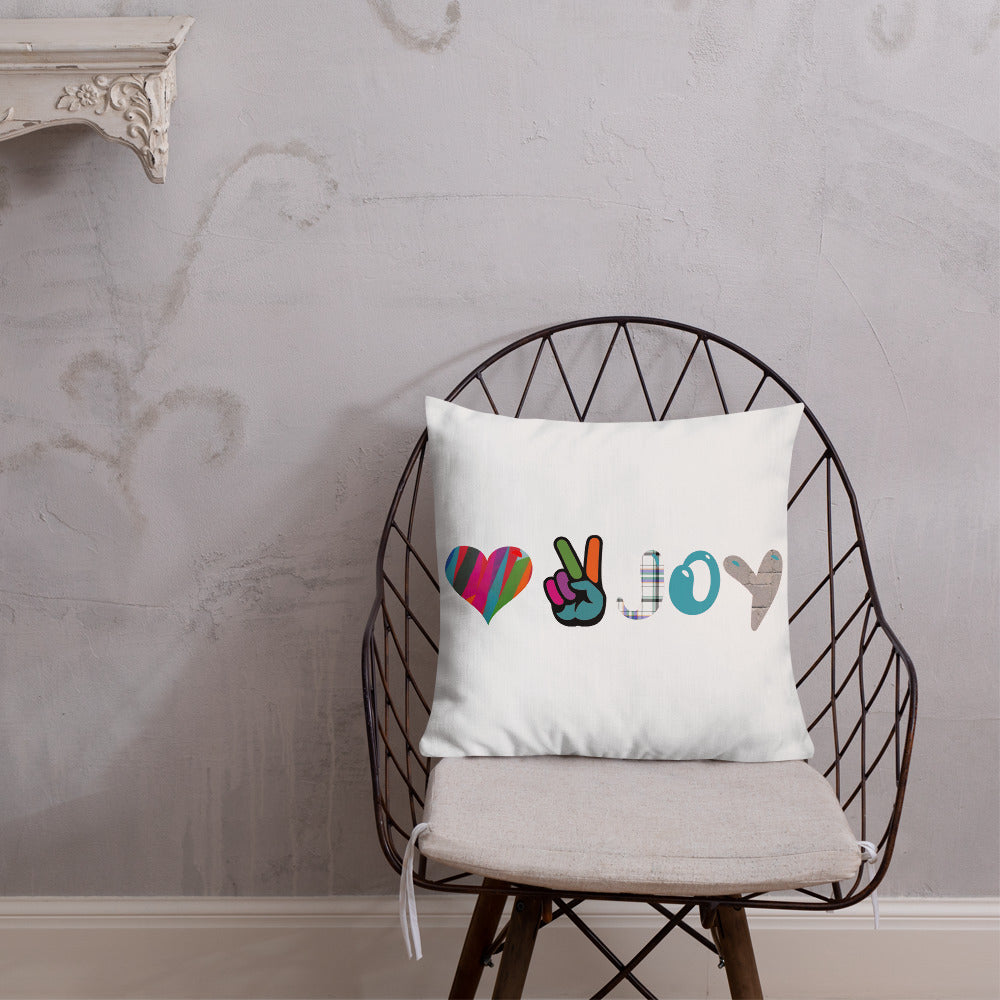 Love, Peace & Joy Pillow