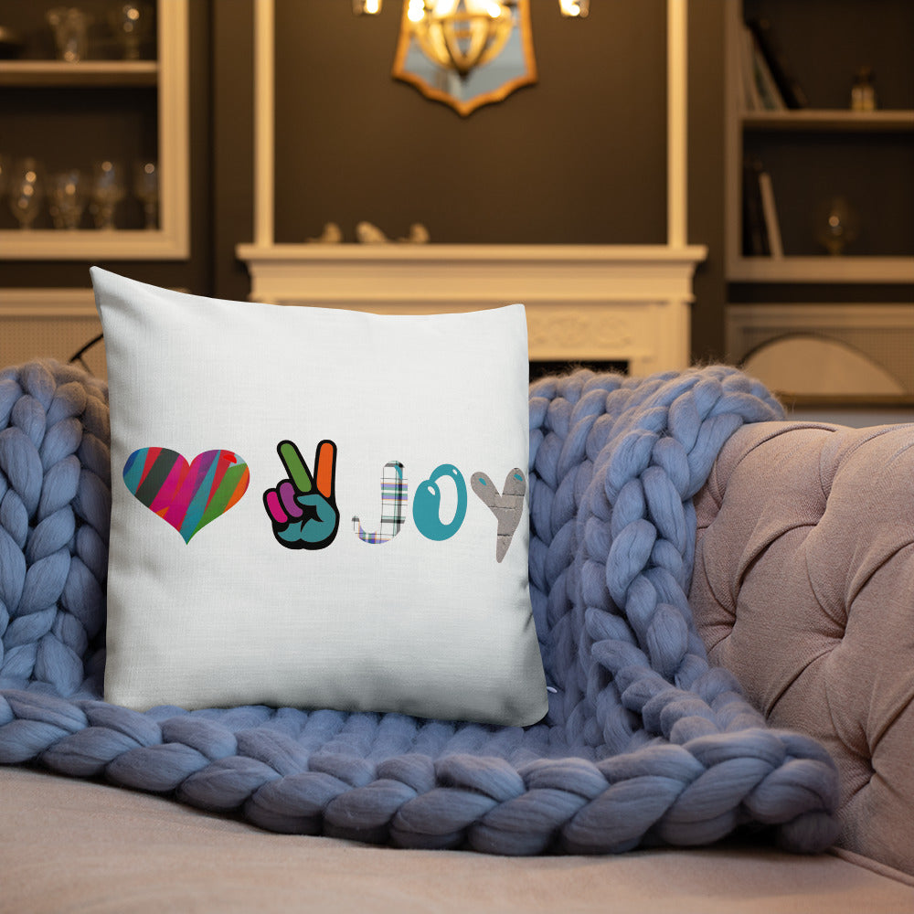 Love, Peace & Joy Pillow