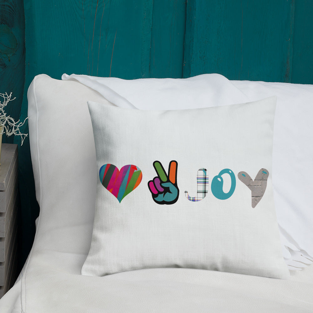 Love, Peace & Joy Pillow