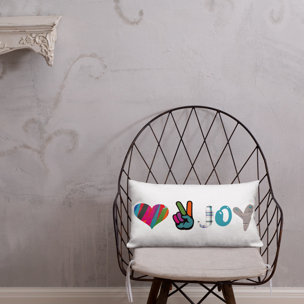 Love, Peace & Joy Pillow