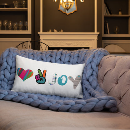 Love, Peace & Joy Pillow