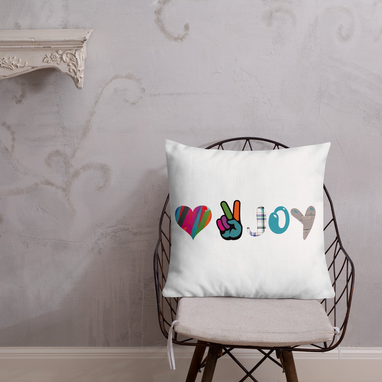 Love, Peace & Joy Pillow