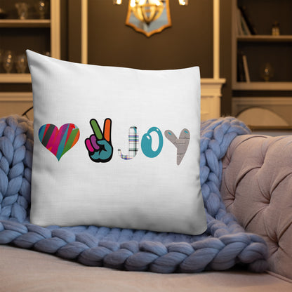 Love, Peace & Joy Pillow