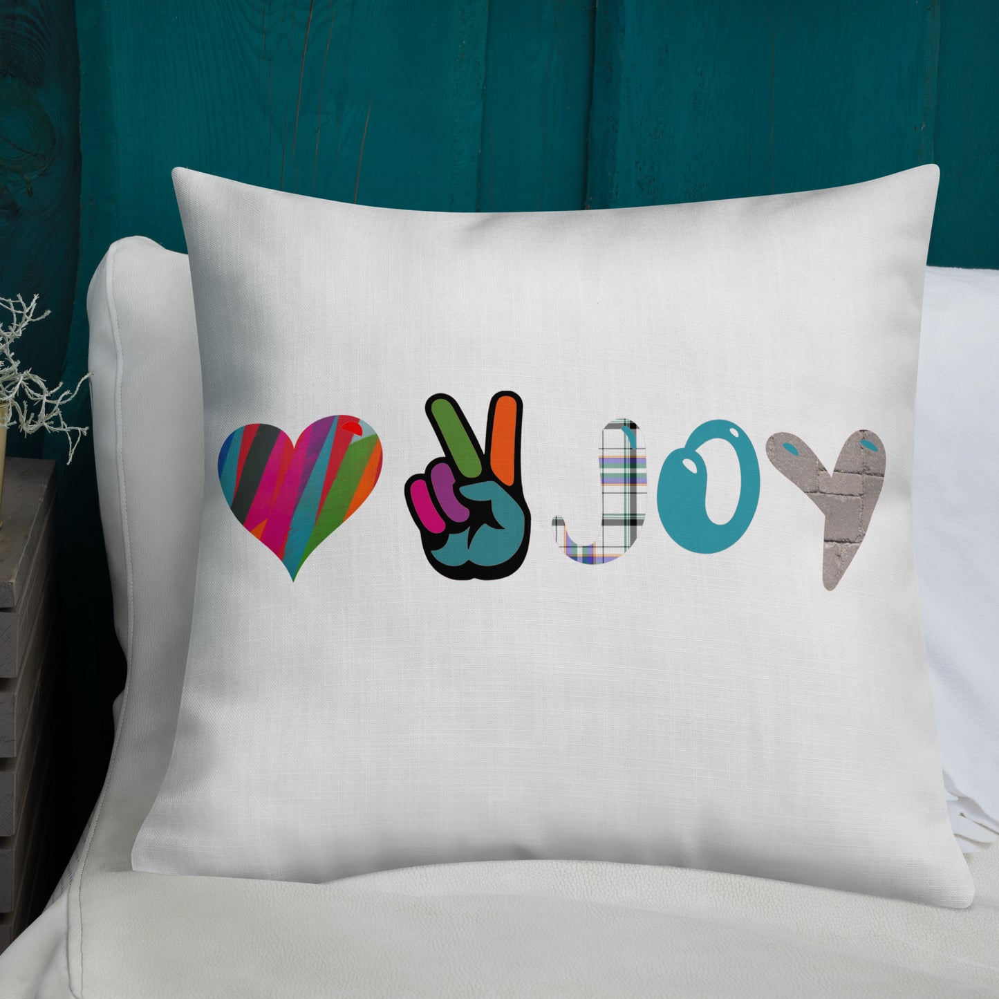 Love, Peace & Joy Pillow